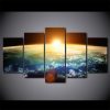 Space Earth Sunrise Canvas Posters Set - SpaceHomeDecors.com