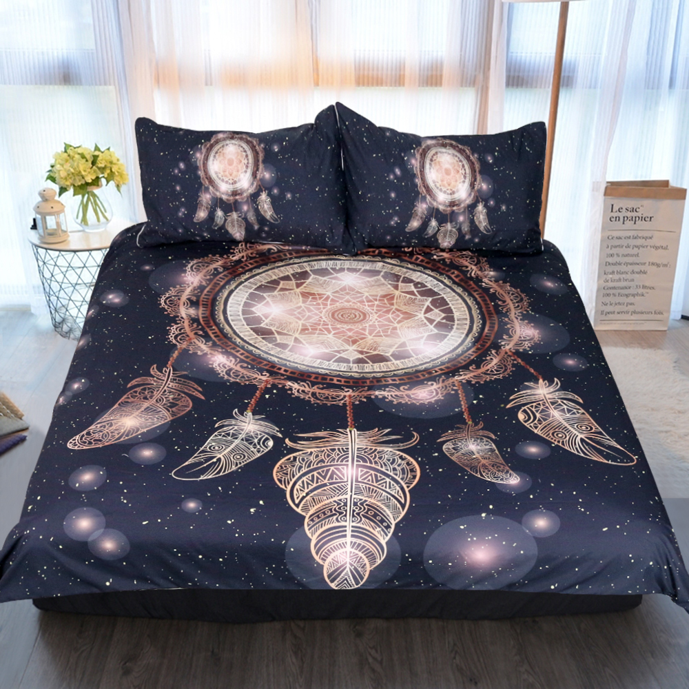 Dreamcatcher in the Space Microfiber Bedding Set