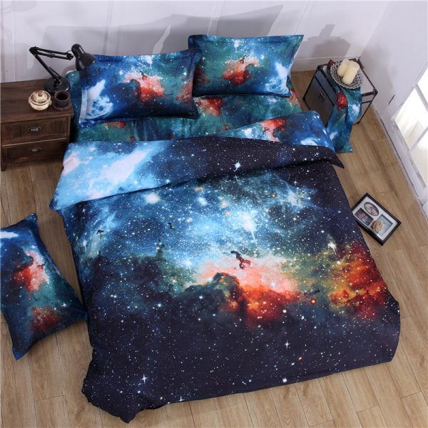 Galaxy Planets Printed Bedding Set 5