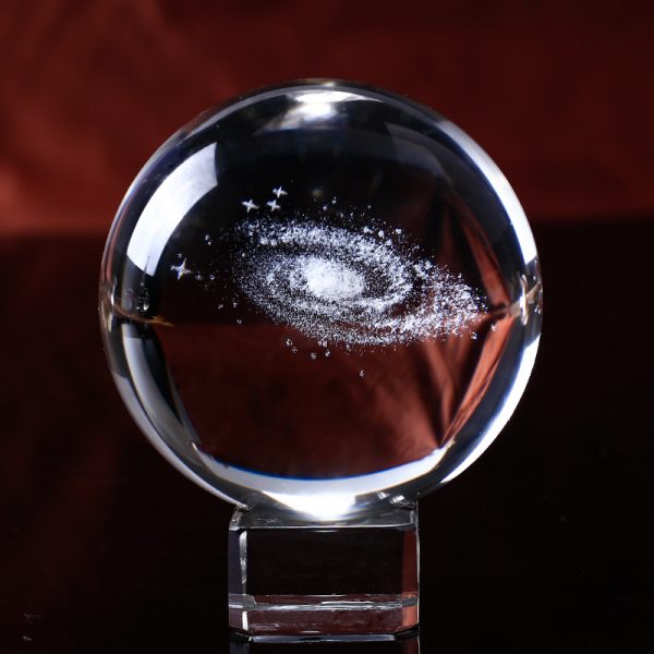6 cm Crystal Ball with Galaxy Engraving 3