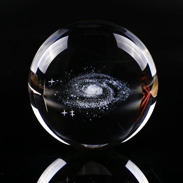 6 cm Crystal Ball with Galaxy Engraving 5