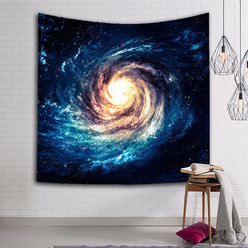 Rectangle Tapestries With Galaxy Prints