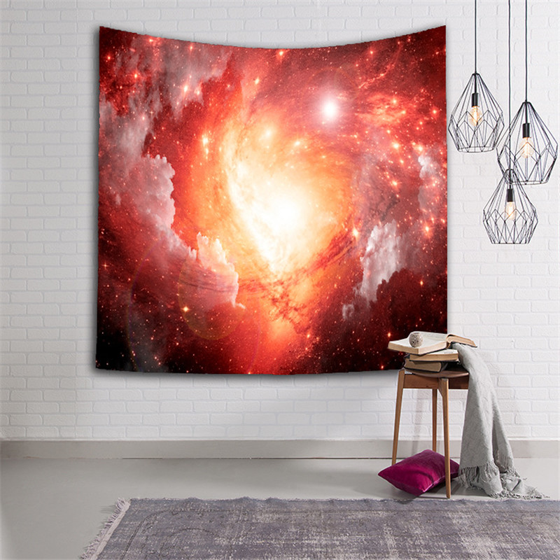 Rectangle Tapestries With Galaxy Prints