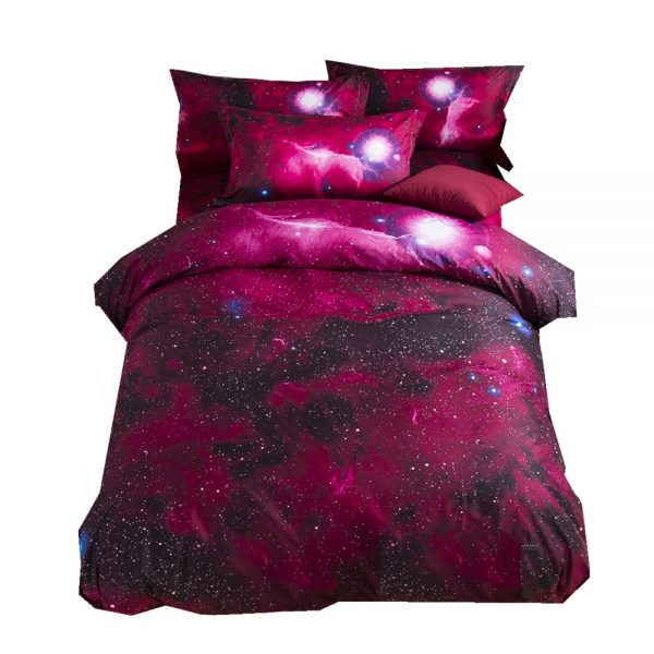 3D Galaxy Printed Bedding Set 1