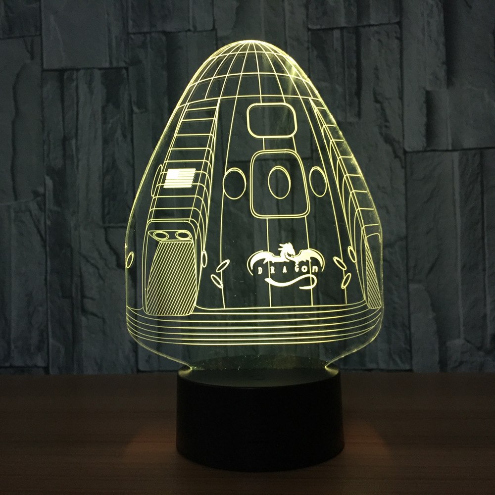 3D Space Capsule LED Night Lights