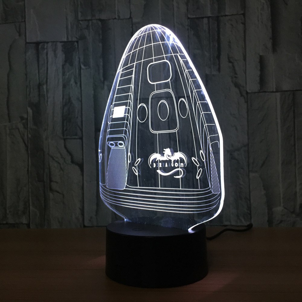 3D Space Capsule LED Night Lights