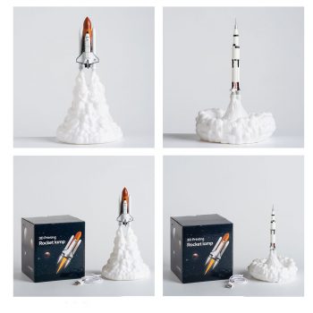 3D Space Shuttle Shaped Rechargeable Night Light 6